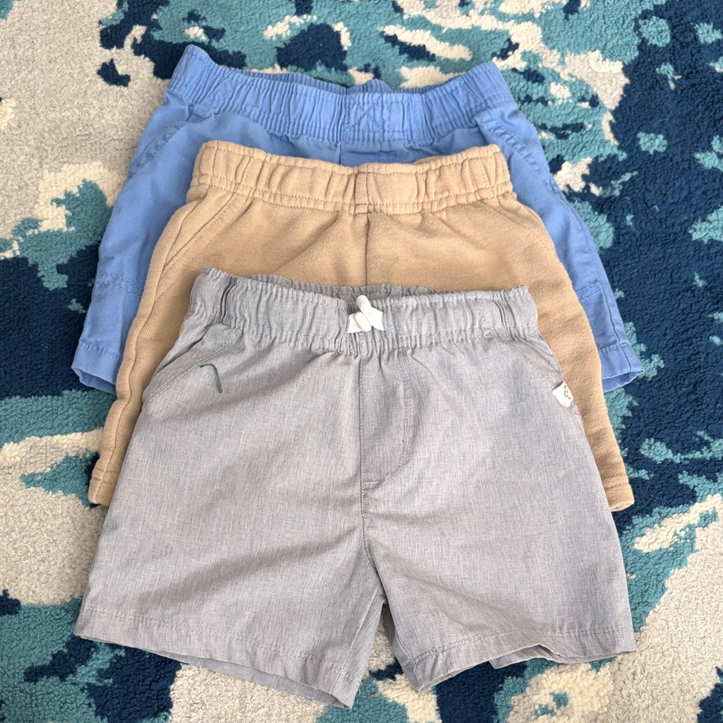 Flapdoodles  Other Brands Shorts Trio  Blue Tan Gray